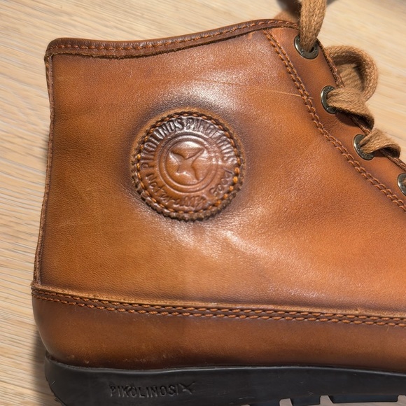 Women Pikolino Sneaker Boot supple leather upper/ lining brown size EU 39/8.5 US - Picture 4 of 9